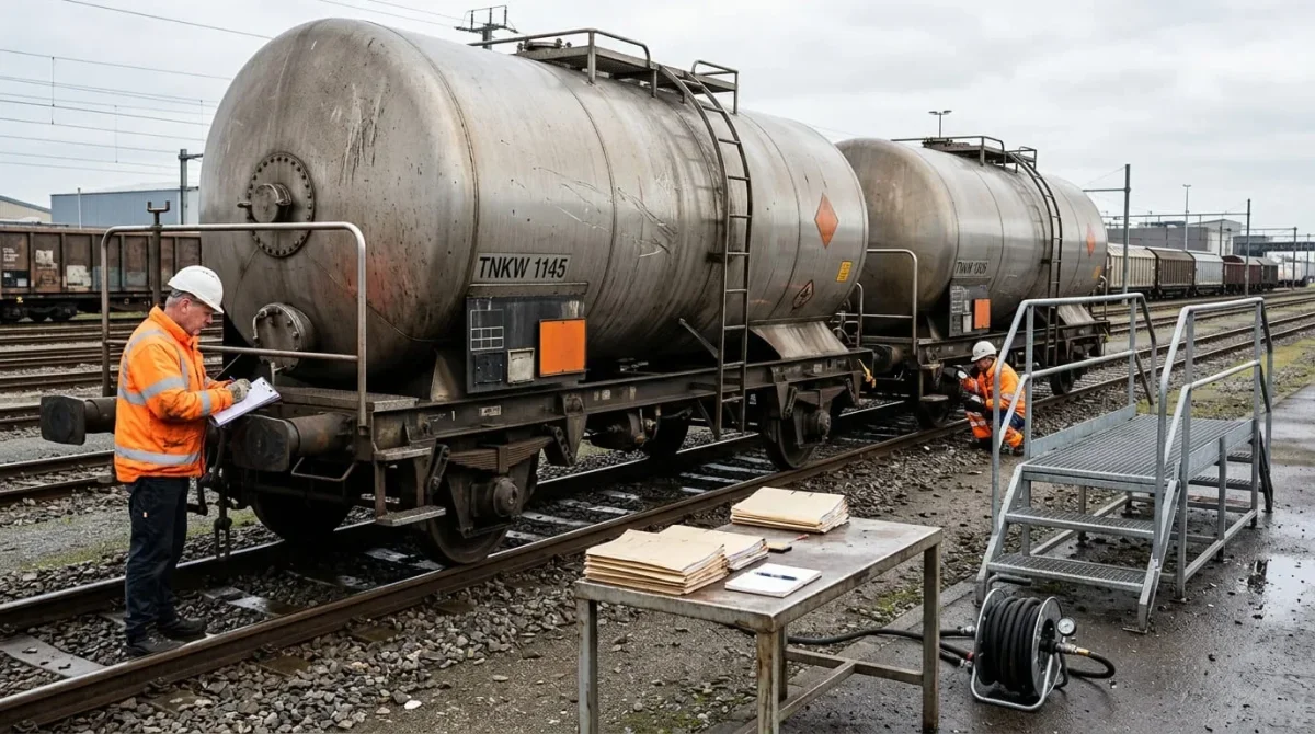 Transport chemikaliów koleją – cysterny, przepisy RID i procedury bezpieczeństwa